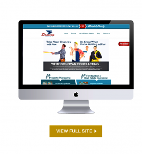 Donovan Contracting Website