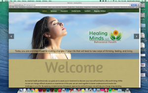 Healing Minds old website
